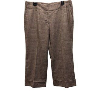 Michael Michael Kors Womens Plaid Trousers Size 14 Wool/Viscose
